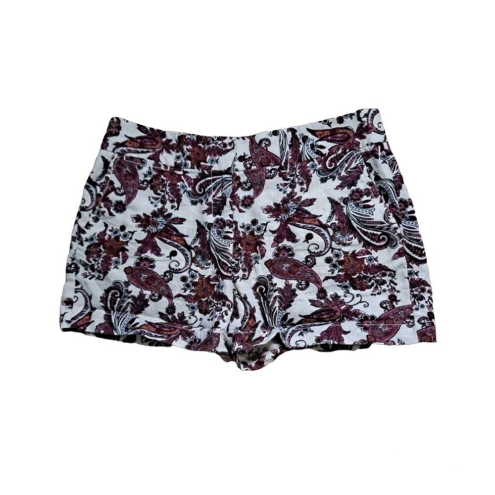 LOFT Paisley Low Rise Shorts